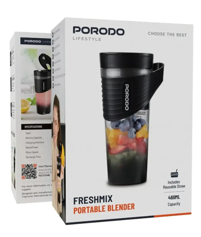 شیکر شارژی پرودو مدل Porodo Freshmix Portable Blender LFS204