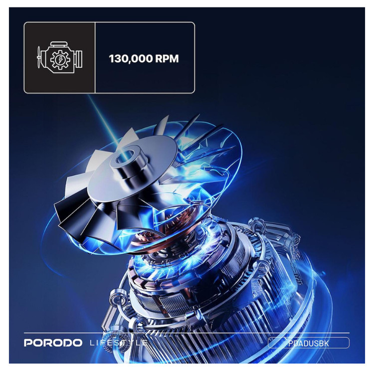 جت فن توربو دمنده باد پرودو Porodo Turboblast Portable Air Blower PDADUS