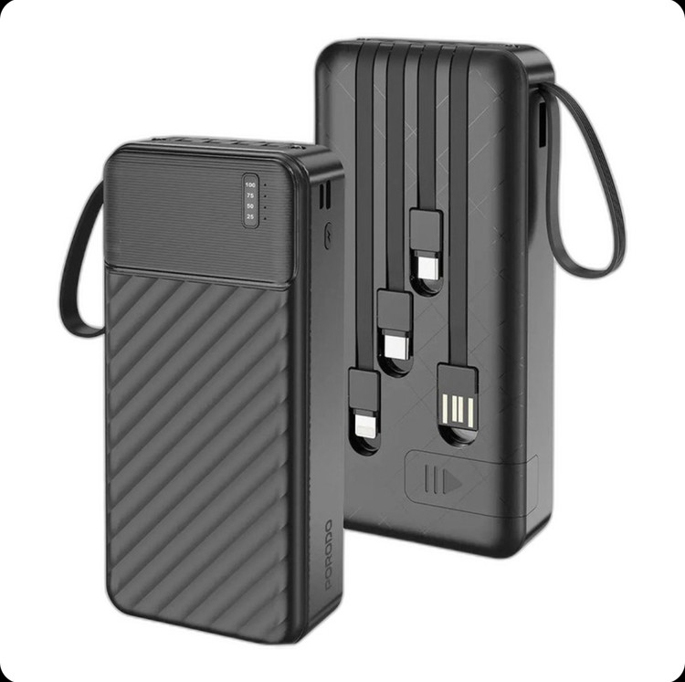 پاوربانک 20000 هزار 10 وات پیانو پرودو مدل Porodo Piano 20000mAh 10w PDPBJ34BK