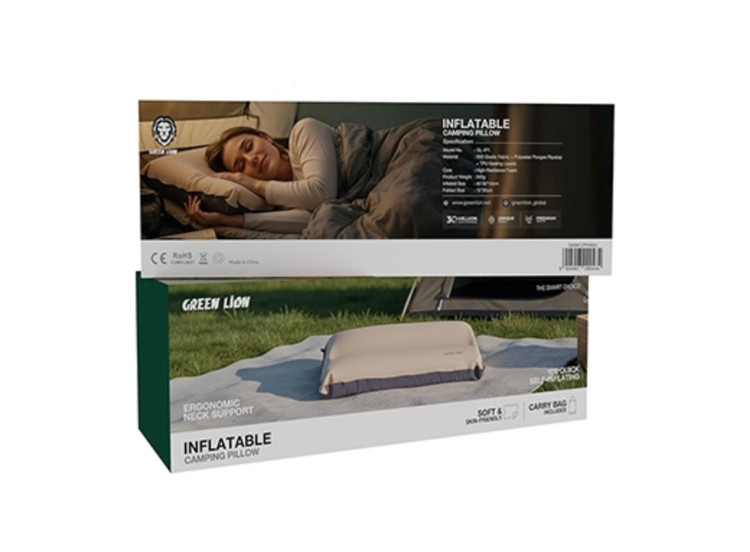 بالش بادی کمپینگ گرین لاین مدل GREEN LION INFLATABLE GL-IP1 GNINFCPPWBG