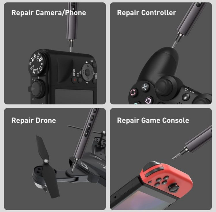 کیت پیچ گوشتی شارژی 97 تیکه پرودو Porodo TechFix 97‑In‑1 Electric Screwdriver Kit PDGTE970BK