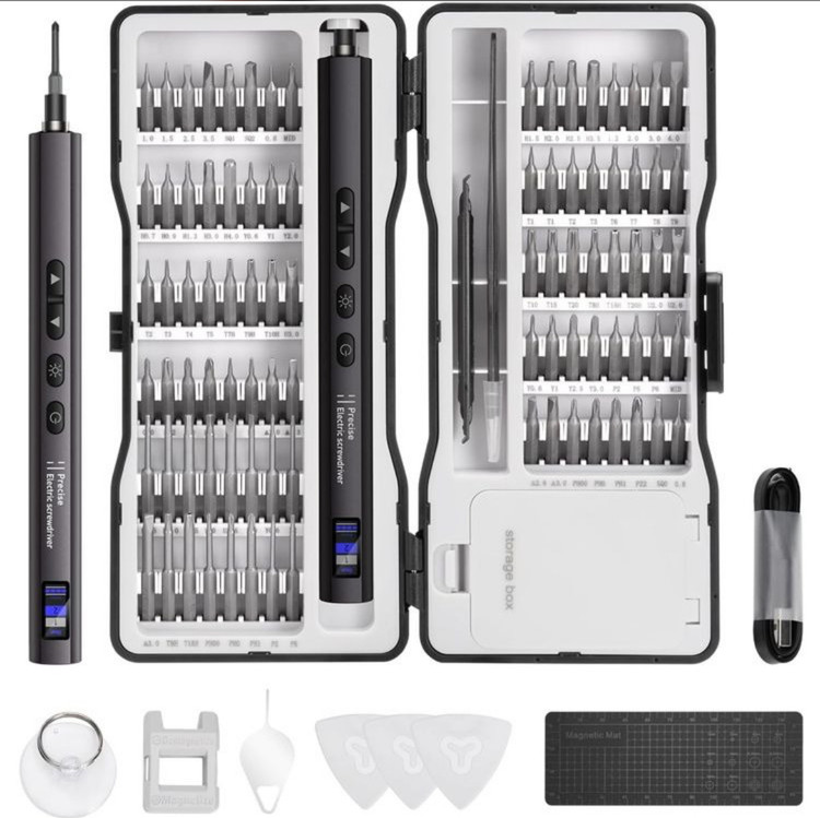کیت پیچ گوشتی شارژی 97 تیکه پرودو Porodo TechFix 97‑In‑1 Electric Screwdriver Kit PDGTE970BK