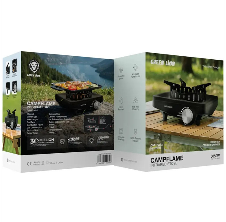 اجاق گاز مسافرتی گرین لاین Green Lion Campflame Infrared Camping Stove