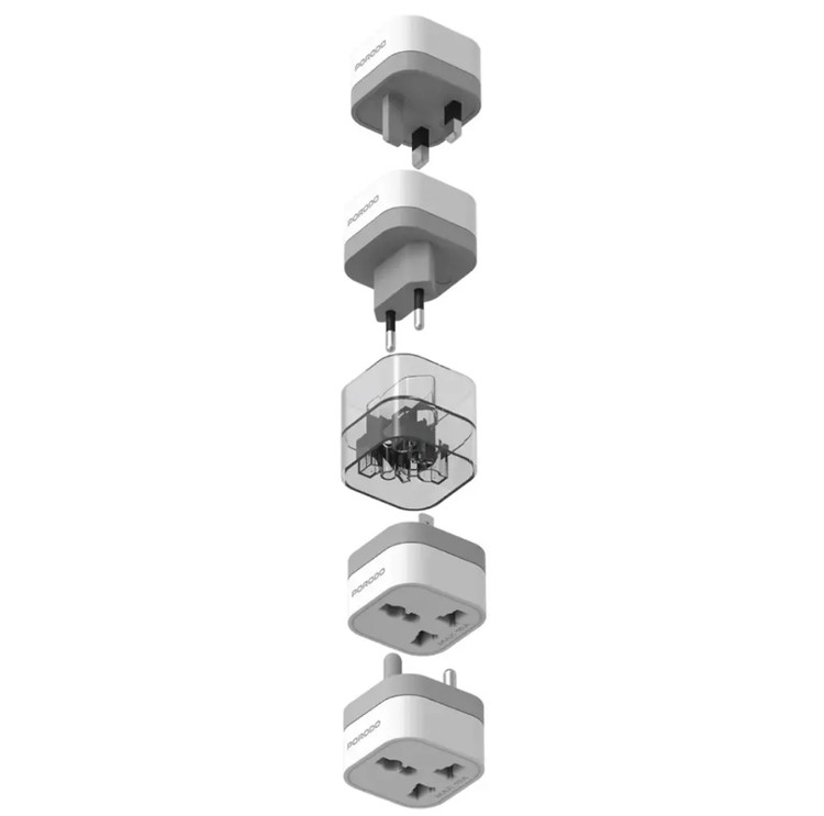 پک تبدیل 4 در 1 پرودو Porodo 4-in-1 Adaptor UK Plug