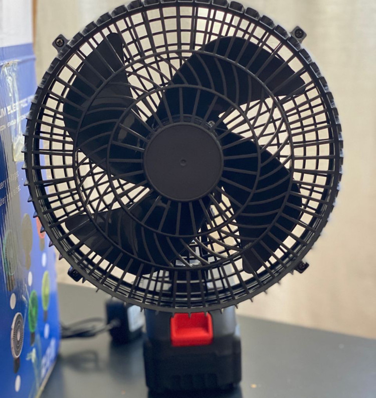 پنکه شارژی توربو ۴۸ ولت مدل FAN LITHIUM 3PIN موتور براشلس