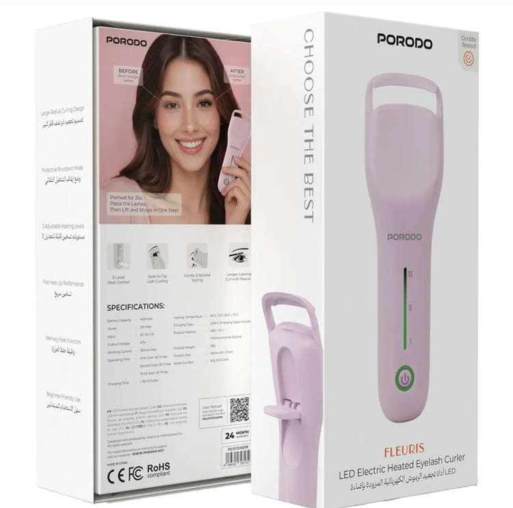 فرمژه برقی حرارتی LED پرودو Lifestyle Fleuris مدل PDLFSTECK01PK